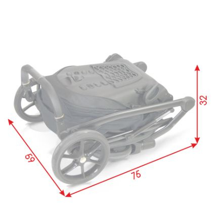 Wózek wielofunkcyjny 2w1 Milu Kids Lluvia 09 Wózek wielofunkcyjny 2w1 Milu Kids Lluvia 09