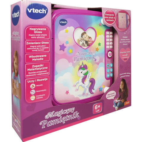 Zabawka interaktywna Vtech Magiczny pamiętnik 6l+ Zabawka interaktywna Vtech Magiczny pamiętnik 6l+
