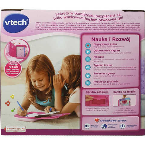 Zabawka interaktywna Vtech Magiczny pamiętnik 6l+ Zabawka interaktywna Vtech Magiczny pamiętnik 6l+