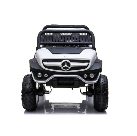 Auto na akumulator Lean Toys Mercedes Unimog S 4x45W biały 3l+