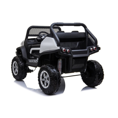 Auto na akumulator Lean Toys Mercedes Unimog S 4x45W biały 3l+