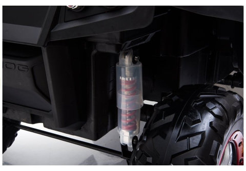 Auto na akumulator Lean Toys Mercedes Unimog S 4x45W biały 3l+