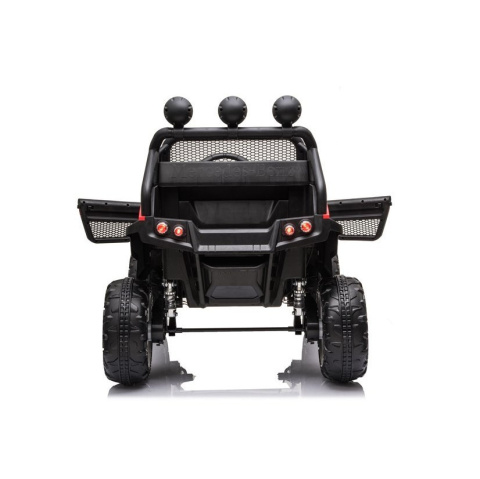 Auto na akumulator Lean Toys Mercedes Unimog S 4x45W czerwony 3l+ Auto na akumulator Lean Toys Mercedes Unimog S 4x45W czerwony 3l+