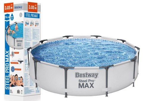 Basen Ogrodowy Stelażowy 305 x 76 cm Bestway 56406 Basen Ogrodowy Stelażowy 305 x 76 cm Bestway 56406