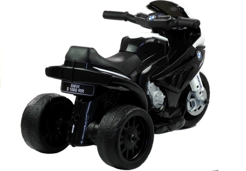 Motor na akumulator Lean Toys BMW S1000RR trójkołowy black Motor na akumulator Lean Toys BMW S1000RR trójkołowy black