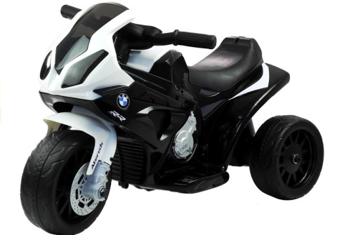 Motor na akumulator Lean Toys BMW S1000RR trójkołowy black Motor na akumulator Lean Toys BMW S1000RR trójkołowy black