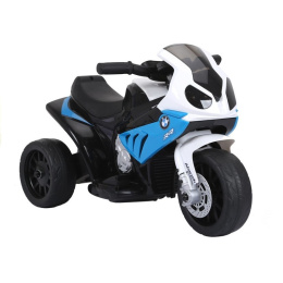 Motor na akumulator Lean Toys BMW S1000RR trójkołowy blue 3l+