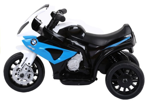 Motor na akumulator Lean Toys BMW S1000RR trójkołowy blue Motor na akumulator Lean Toys BMW S1000RR trójkołowy blue