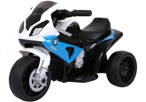 Motor na akumulator Lean Toys BMW S1000RR trójkołowy blue Motor na akumulator Lean Toys BMW S1000RR trójkołowy blue
