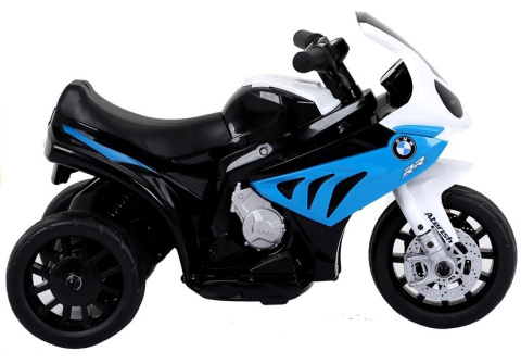 Motor na akumulator Lean Toys BMW S1000RR trójkołowy blue Motor na akumulator Lean Toys BMW S1000RR trójkołowy blue