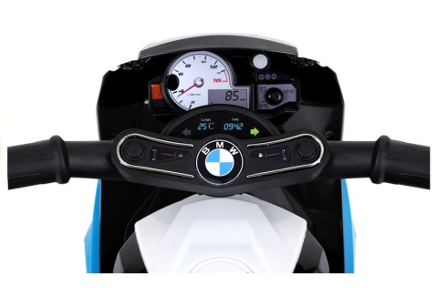 Motor na akumulator Lean Toys BMW S1000RR trójkołowy blue Motor na akumulator Lean Toys BMW S1000RR trójkołowy blue