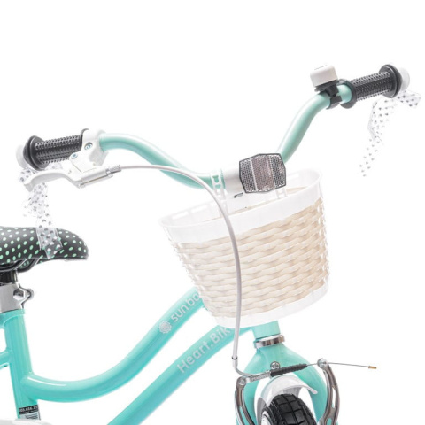 Rowerek dziecięcy Sun Baby Heart Bike 12" miętowy Rowerek dziecięcy Sun Baby Heart Bike 12" miętowy