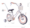 Rowerek dziecięcy Sun Baby Heart Bike 12" miętowy
