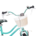Rowerek dziecięcy Sun Baby Heart Bike 14" miętowy 3l+