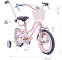 Rowerek dziecięcy Sun Baby Heart Bike 12" różowy