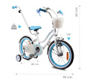 Rowerek dziecięcy Sun Baby Heart Bike 14" miętowy