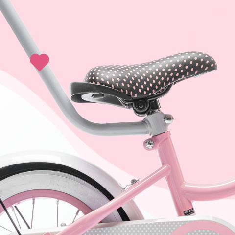 Rowerek dziecięcy Sun Baby Heart Bike 16" różowy Rowerek dziecięcy Sun Baby Heart Bike 16" różowy