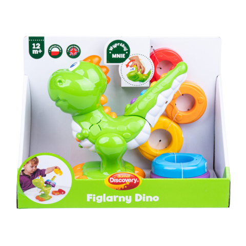 Zabawka edukacyjna Dumel Discovery Figlarny Dino 12m+ Zabawka edukacyjna Dumel Discovery Figlarny Dino 12m+
