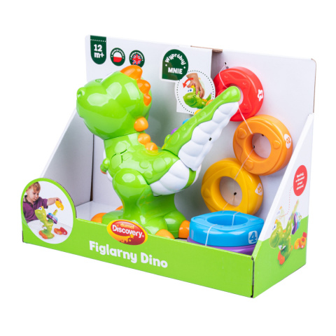 Zabawka edukacyjna Dumel Discovery Figlarny Dino 12m+ Zabawka edukacyjna Dumel Discovery Figlarny Dino 12m+