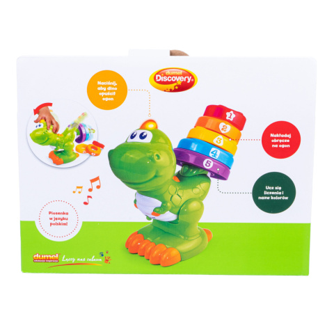 Zabawka edukacyjna Dumel Discovery Figlarny Dino 12m+ Zabawka edukacyjna Dumel Discovery Figlarny Dino 12m+