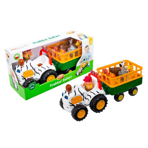 Zabawka edukacyjna Dumel Discovery Traktor Safari DD29652 12m+ Zabawka edukacyjna Dumel Discovery Traktor Safari DD29652 12m+