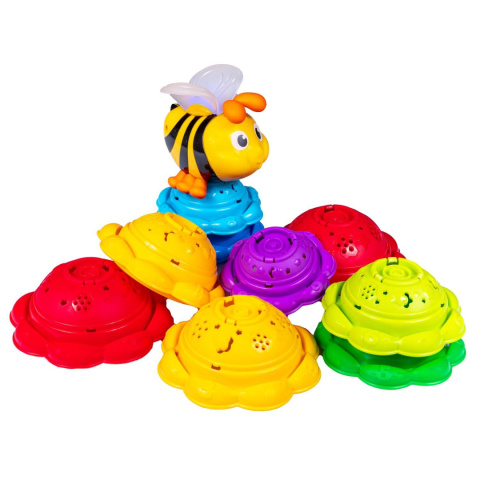Zabawka edukacyjna Smily Play Piramidka Pszczółka 6m+ Zabawka edukacyjna Smily Play Piramidka Pszczółka 6m+