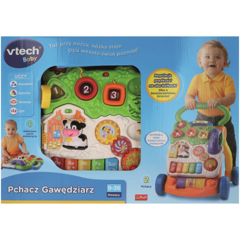 Chodzik-pchacz Gawędziarz VTech 60481 9m+ Chodzik-pchacz Gawędziarz VTech 60481 9m+