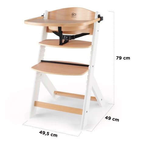Krzesełko do karmienia drewniane Kinderkraft Enock Natural Krzesełko do karmienia drewniane Kinderkraft Enock Natural