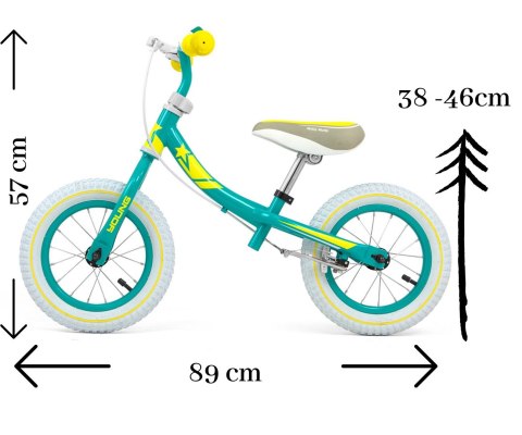 Rowerek biegowy Milly Mally Young Mint