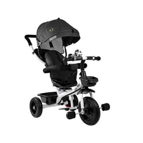 Rowerek trójkołowy Lean Toys PRO300 czarny Rowerek trójkołowy Lean Toys PRO300 czarny