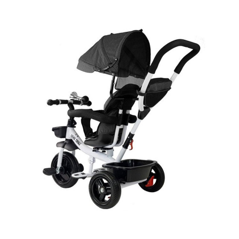 Rowerek trójkołowy Lean Toys PRO300 czarny Rowerek trójkołowy Lean Toys PRO300 czarny