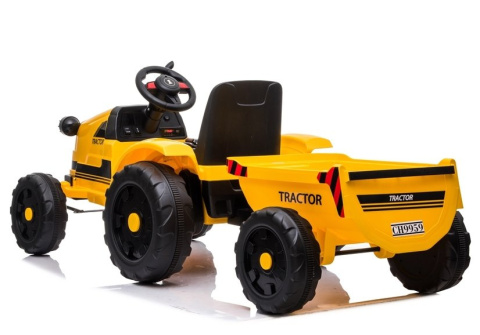 Traktor na akumulator z przyczepą Lean Toys CH9959 żółty 5330 3l+