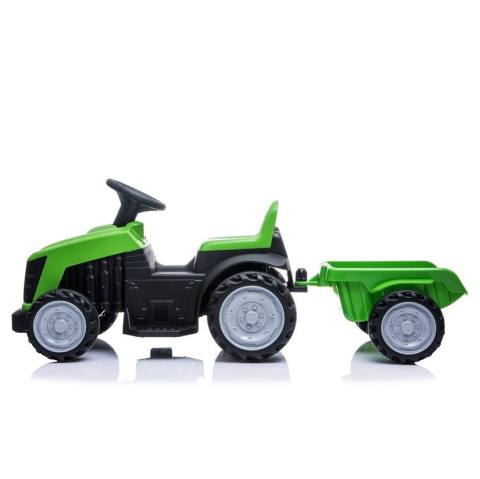 Traktor na akumulator z przyczepą Lean Toys TR1908T zielony 4185 3l+ Traktor na akumulator z przyczepą Lean Toys TR1908T zielony 4185 3l+