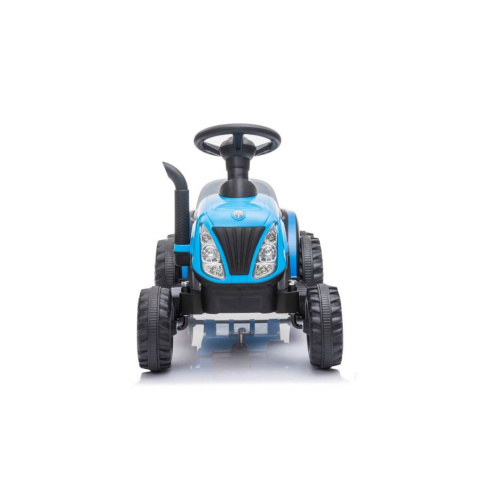 Traktor na akumulator z przyczepą Lean Toys A009 Niebieski Traktor na akumulator z przyczepą Lean Toys A009 Niebieski