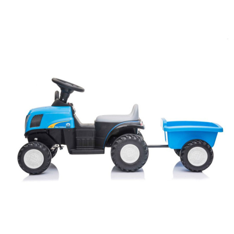 Traktor na akumulator z przyczepą Lean Toys A009 Niebieski Traktor na akumulator z przyczepą Lean Toys A009 Niebieski