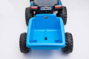 Traktor na akumulator z przyczepą Lean Toys A009 Niebieski