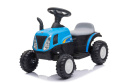 Traktor na akumulator z przyczepą Lean Toys A009 Niebieski