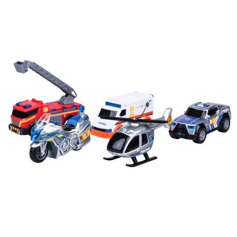 Zabawka Dumel Discovery Flota Miejska Pojazdy Ratunkowe 5-pak 3l+ Zabawka Dumel Discovery Flota Miejska Pojazdy Ratunkowe 5-pak 3l+