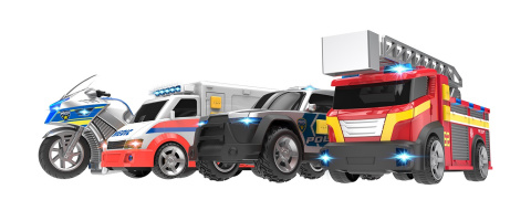 Zabawka Dumel Discovery Flota Miejska Pojazdy Ratunkowe 5-pak 3l+ Zabawka Dumel Discovery Flota Miejska Pojazdy Ratunkowe 5-pak 3l+
