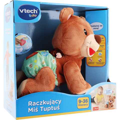 Zabawka edukacyjna Vtech Raczkujący Miś Tuptuś 60824 9m+ Zabawka edukacyjna Vtech Raczkujący Miś Tuptuś 60824 9m+