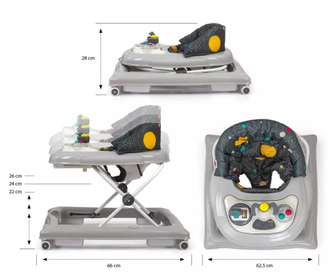Chodzik dla dziecka Milly Mally Patrol Cosmos 6m+