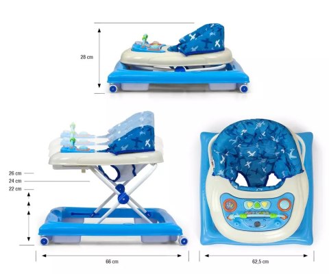 Chodzik dla dziecka Milly Mally Patrol Plane 6m+