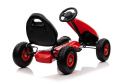 Gokart na pedały G208 Lean Toys 11908 czerwony