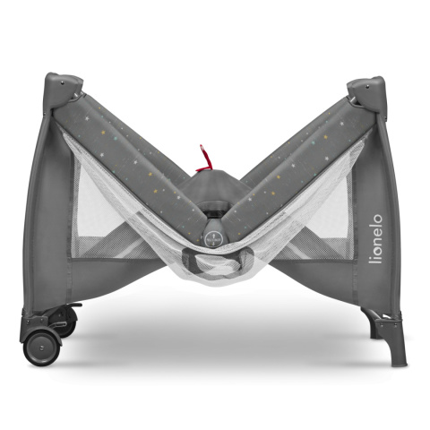 Łóżeczko turystyczne Lionelo Stefi Plus Grey Multicolor