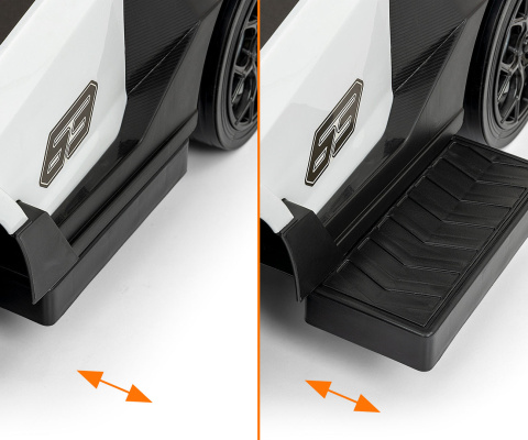 Pojazd z rączką Milly Mally Lamborghini Essenza SC V12 White 12m+