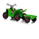 Quad na akumulator Lean Toys XMX630T zielony z przyczepą