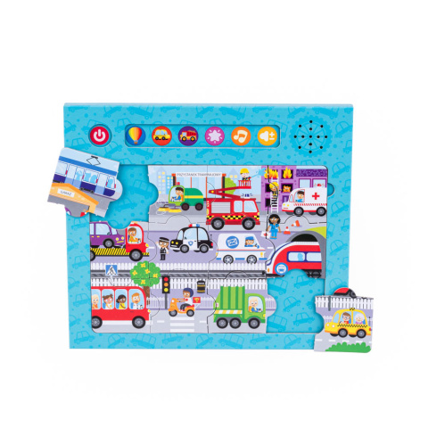 Dumel Discovery Puzzle Dźwięki Wokół Nas Pojazdy DG82719 3l+ Dumel Discovery Puzzle Dźwięki Wokół Nas Pojazdy DG82719 3l+