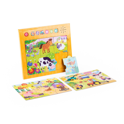 Dumel Discovery Puzzle Dźwięki Wokół Nas Wieś DG82726 3l+ Dumel Discovery Puzzle Dźwięki Wokół Nas Wieś DG82726 3l+