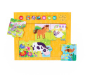 Dumel Discovery Puzzle Dźwięki Wokół Nas Wieś DG82726 3l+