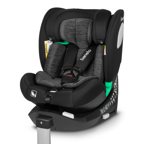 Fotelik samochodowy 40-150 cm Lionelo Braam i-Size Black Carbon Fotelik samochodowy 40-150 cm Lionelo Braam i-Size Black Carbon
